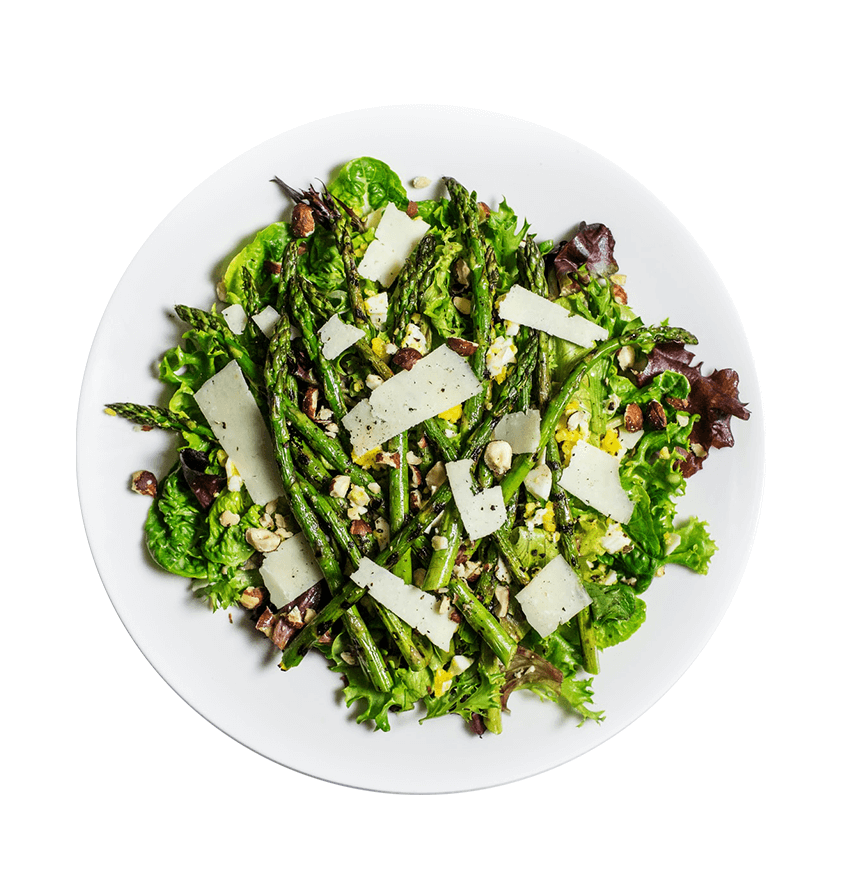 アスパラガスとナッツのサラダ
