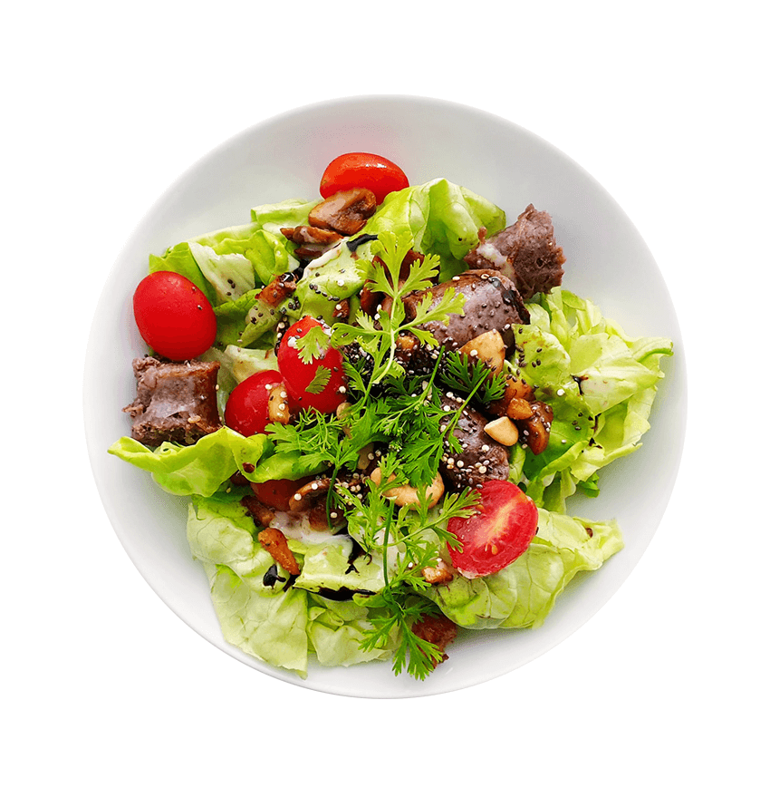 熟成ローストビーフのサラダ